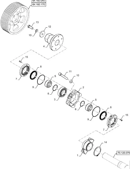 87750869 - Подшипник фланцевый